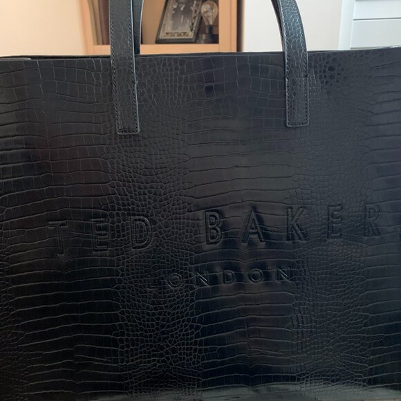 Ted Baker Large Black Tote Bag - Picture 2 of 7